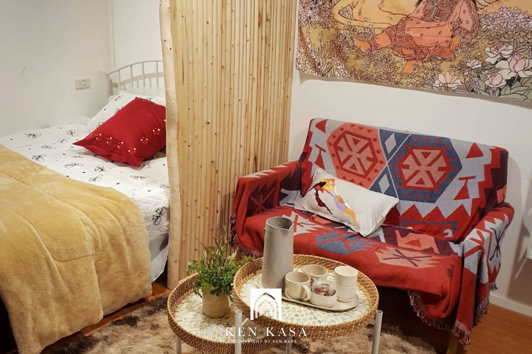 thiết kế nội thất homestay diện t&iacute;ch nhỏ